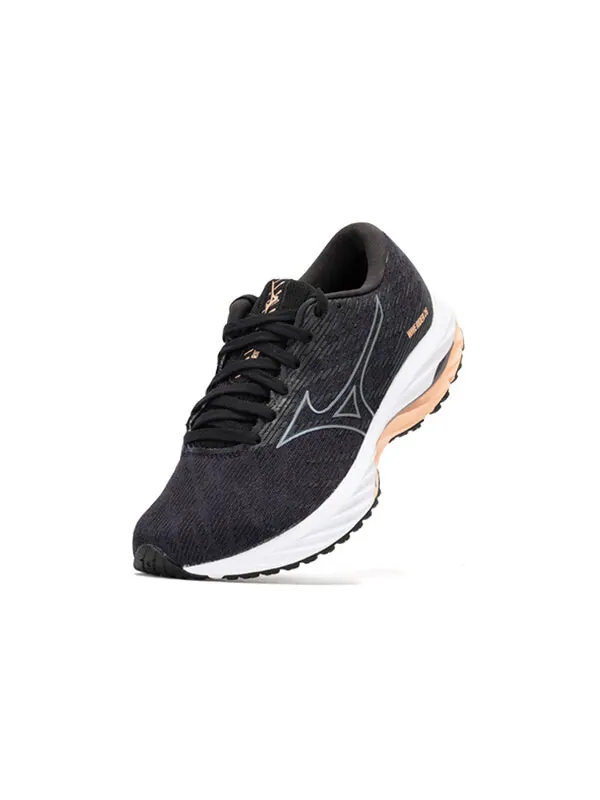 Кроссовки wave rider 26 'black pink' Mizuno — изображение 2 из 4, черный/розовый