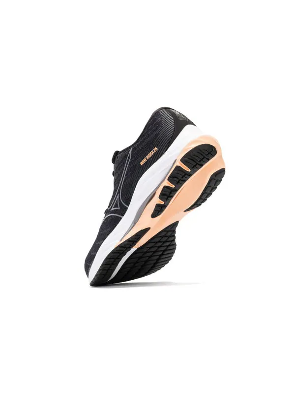 Кроссовки wave rider 26 'black pink' Mizuno — изображение 4 из 4, черный/розовый