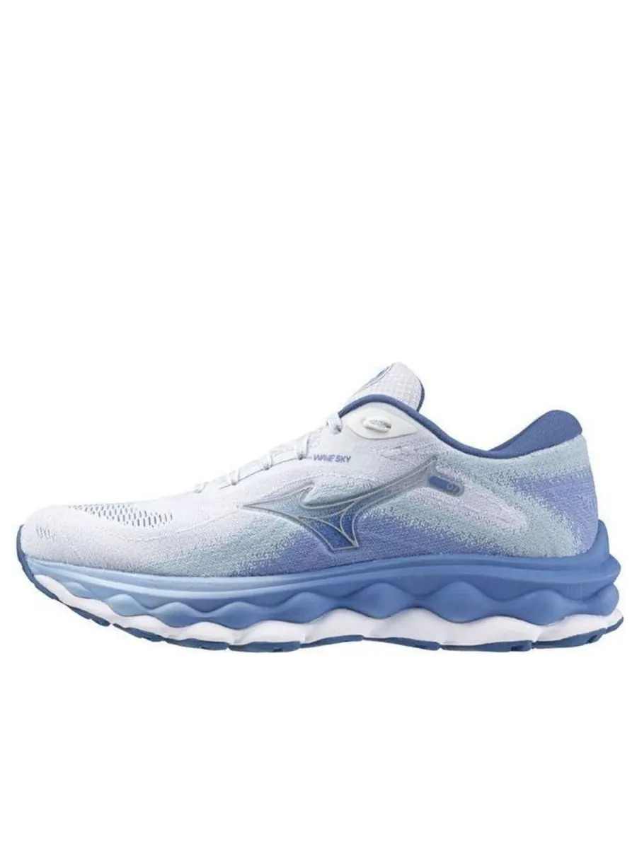Кроссовки (WMNS) Mizuno Wave Sky 7 'Blue White' — изображение 1 из 5, синий