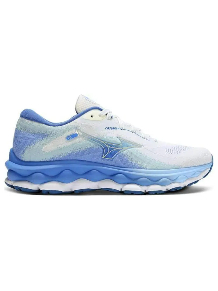 Кроссовки (WMNS) Mizuno Wave Sky 7 'Blue White' — изображение 2 из 5, синий