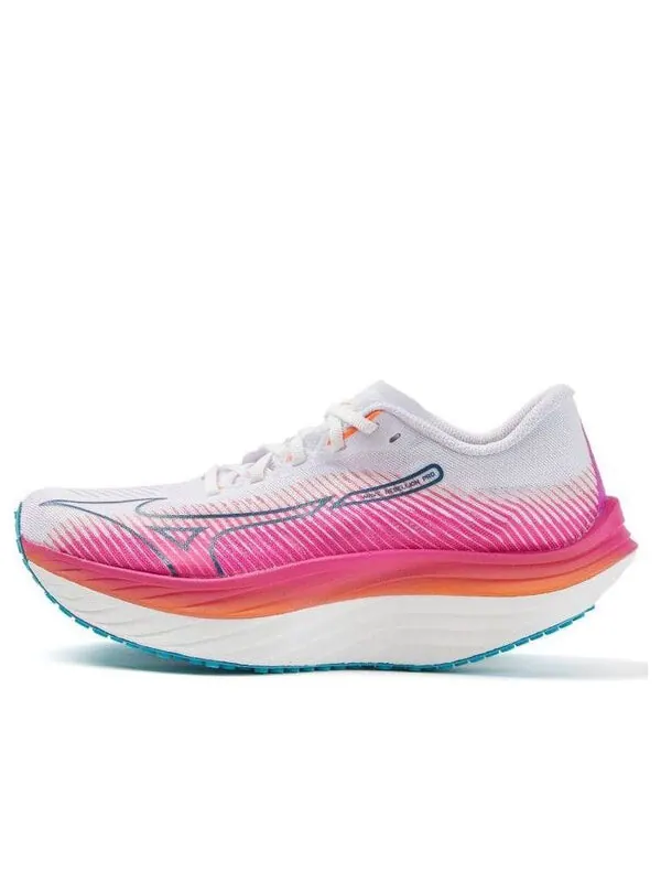Кроссовки wave rebellion pro 'white' Mizuno — изображение 1 из 4, белый/розовый