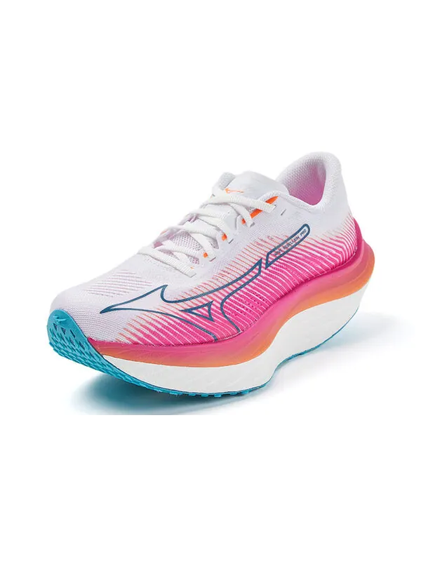 Кроссовки wave rebellion pro 'white' Mizuno — изображение 3 из 4, белый/розовый
