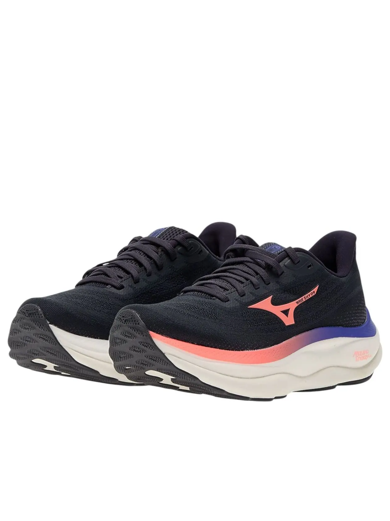 (WMNS) Mizuno Wave Sky 9 'Odyssey Grey Striking Coral' — изображение 5 из 6, серый
