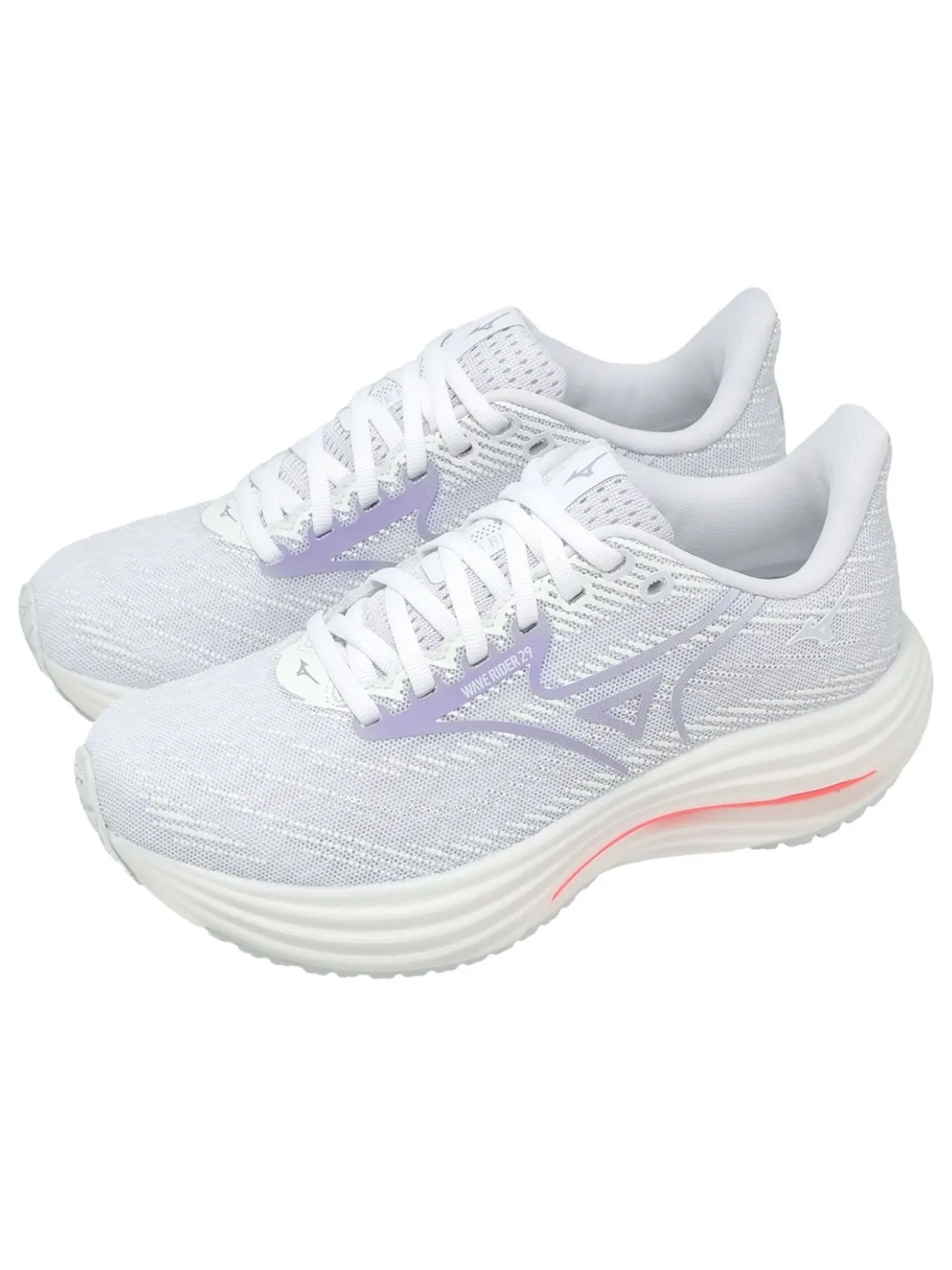 (WMNS) Mizuno Wave Rider 29 'White Icelandic Blue' — изображение 3 из 6, белый/синий