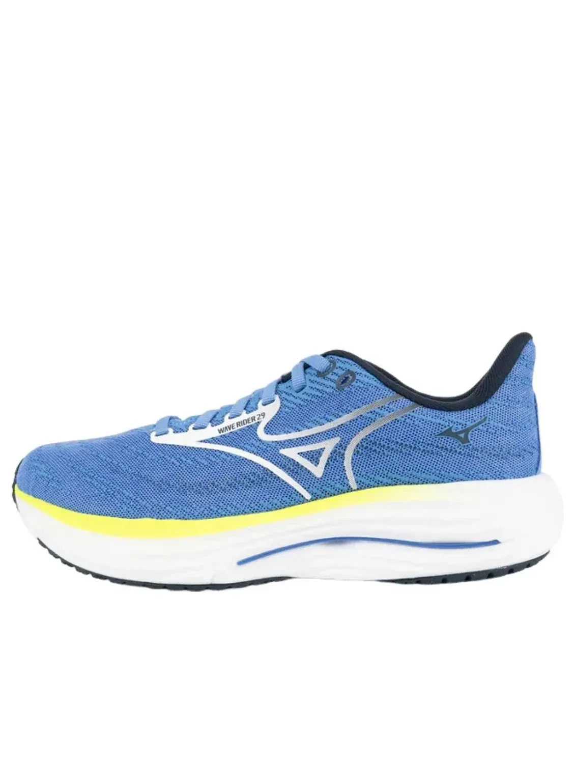 Кроссовки (WMNS) Mizuno Wave Rider 29 'Blue White Yellow' — изображение 1 из 5, синий