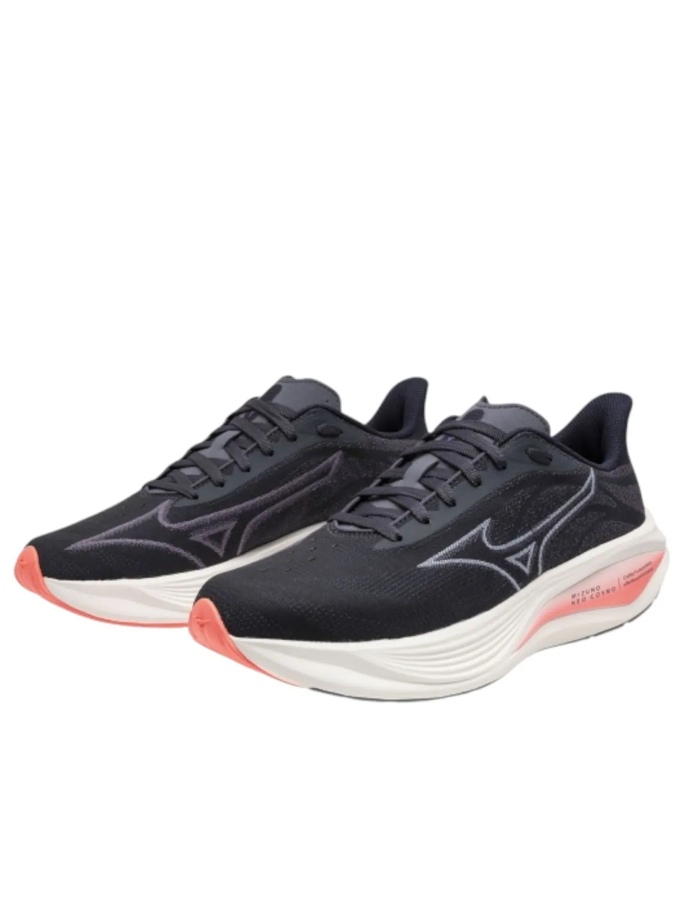 (WMNS) Mizuno Neo Cosmo 'Odyssey Grey Striking Coral' — изображение 2 из 5, серый/синий