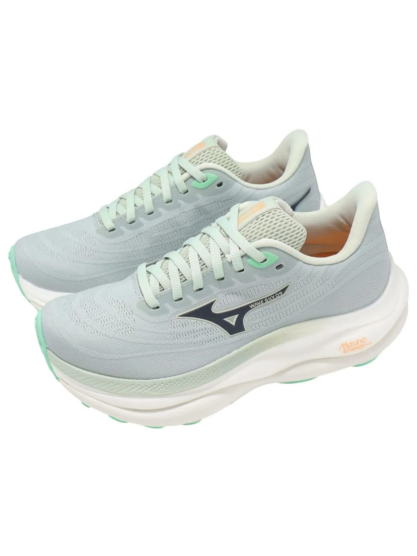 (WMNS) Mizuno Wave Sky 9 Wide 4E 'Светло-серый' — изображение 2 из 6, светлый серый