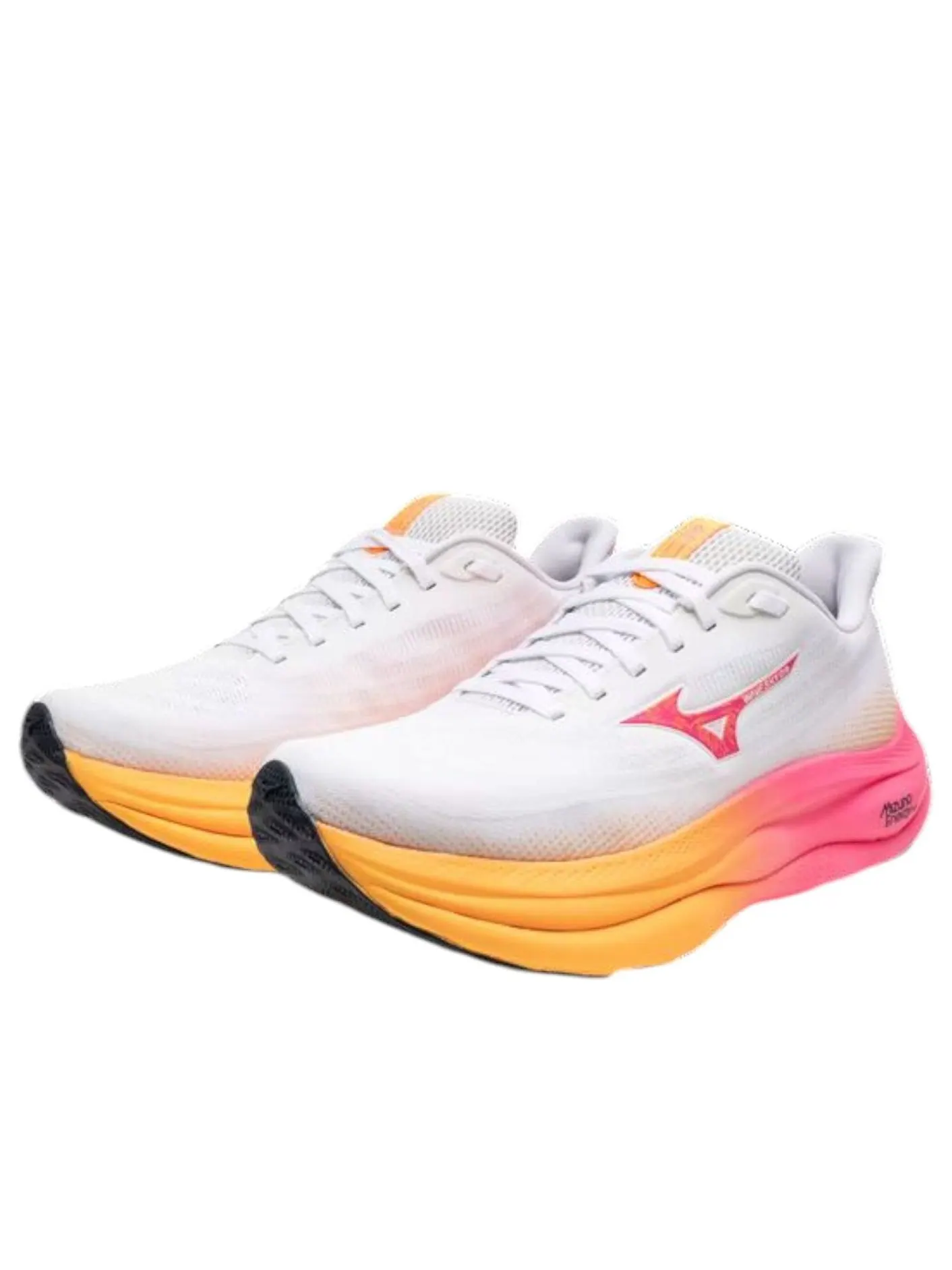 Mizuno Wave Sky 9 'White Orange Pink' — изображение 2 из 6, белый/оранжевый/розовый