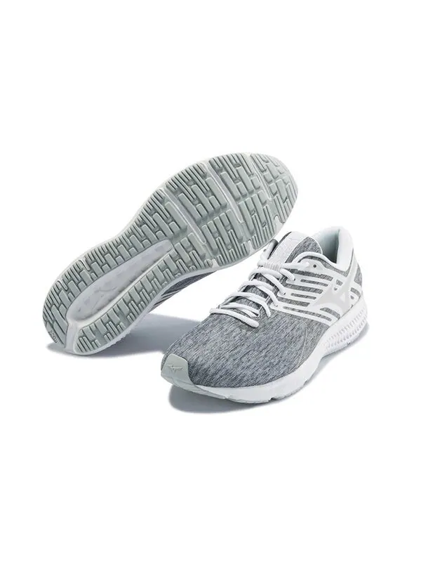 Кроссовки ezrun lx 2 gray/white Mizuno — изображение 4 из 4, серый/белый