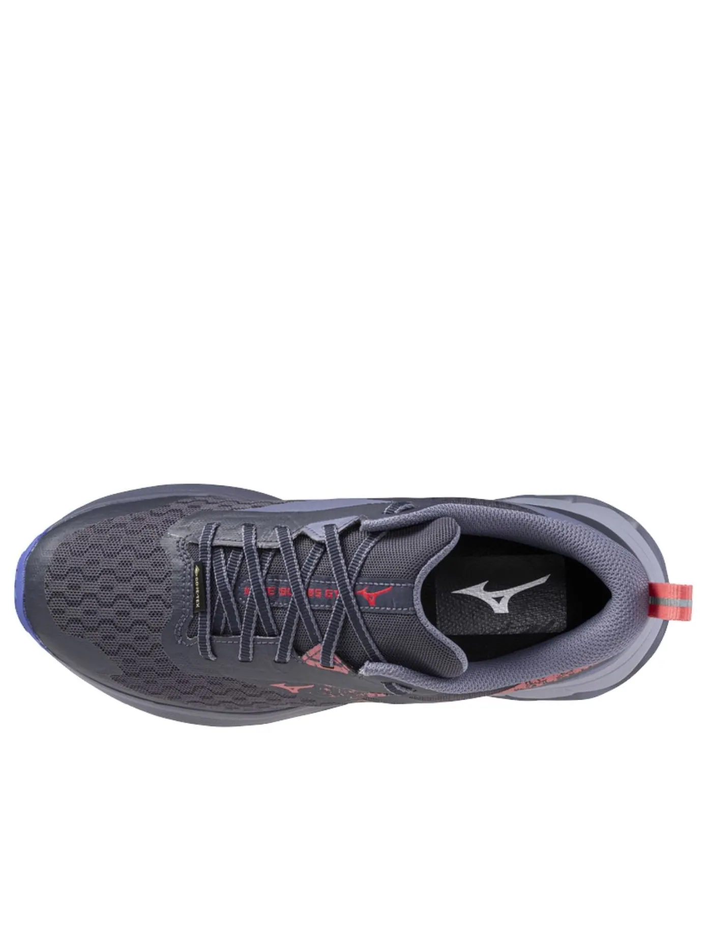 (WMNS) Mizuno Wave Ibuki 5 GORE-TEX 'Odyssey Grey Calypso Coral' — изображение 4 из 5, серый