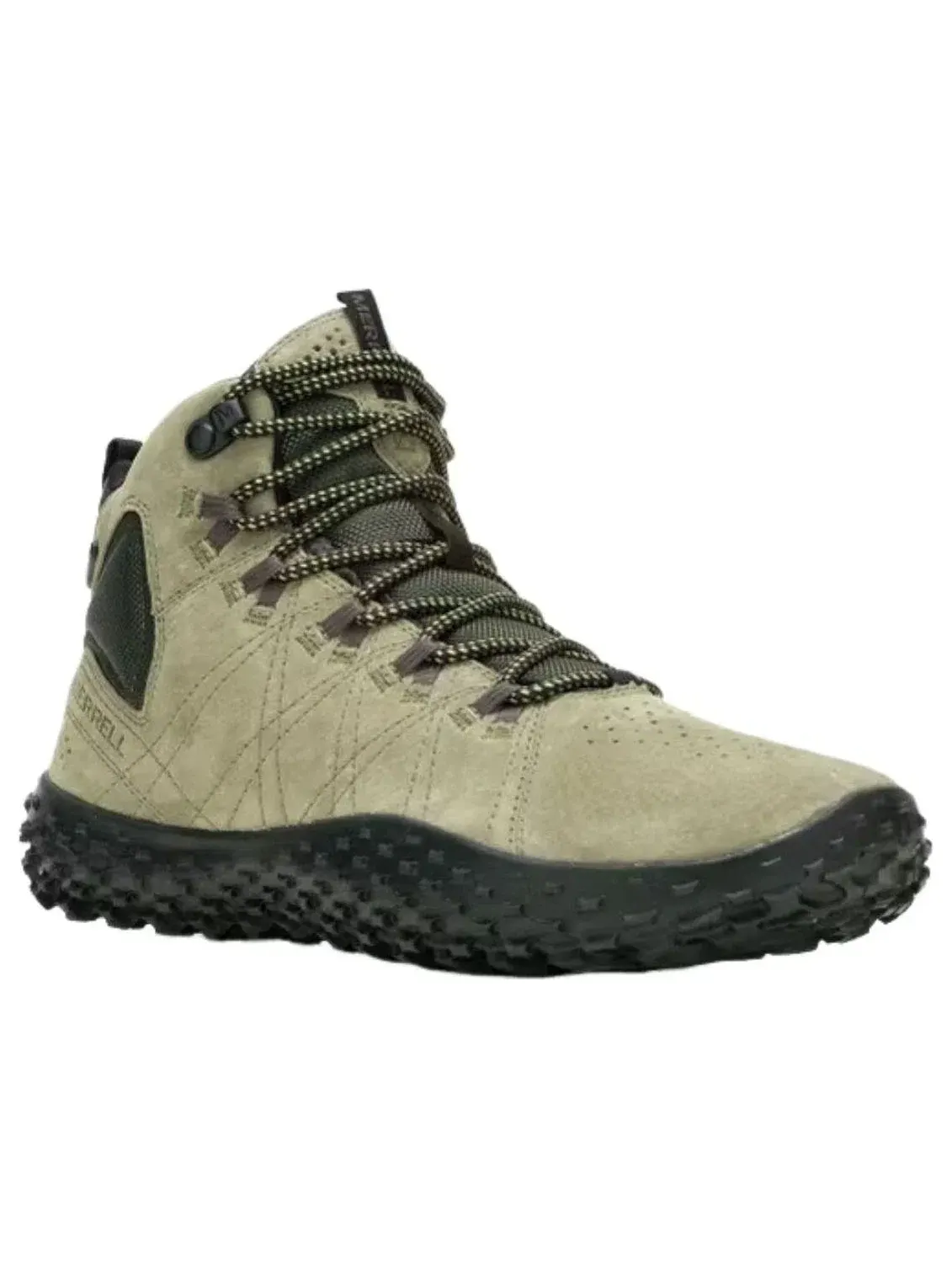 Мужские кроссовки для хайкинга с высоким верхом Wrapt Merrell — изображение 2 из 5, оливковый зеленый