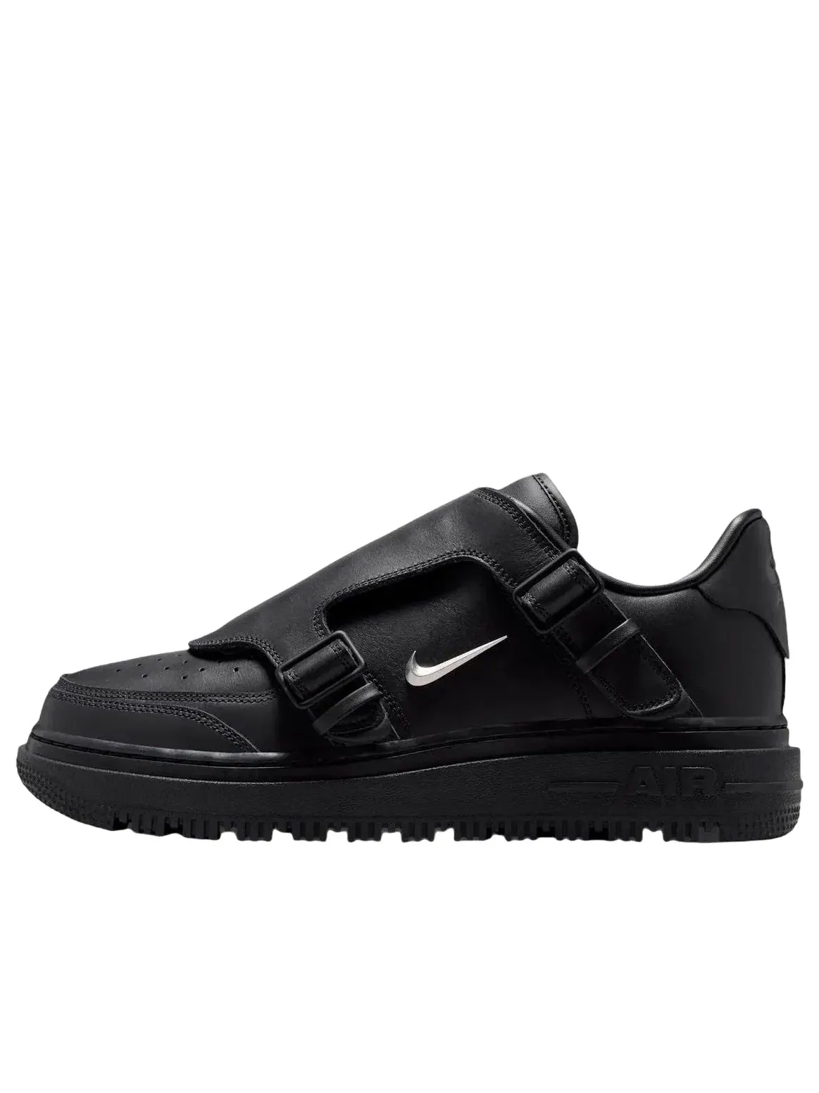 Мужские кроссовки с кожаным верхом Nike Air Force 1 Low Luxe Black — изображение 1 из 6, черный