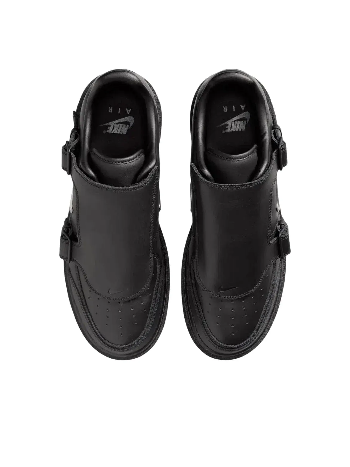 Мужские кроссовки с кожаным верхом Nike Air Force 1 Low Luxe Black — изображение 4 из 6, черный