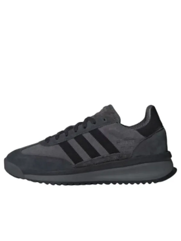 Кроссовки sl 72 rtn 'grey five core black' Adidas — изображение 1 из 4, серый/черный
