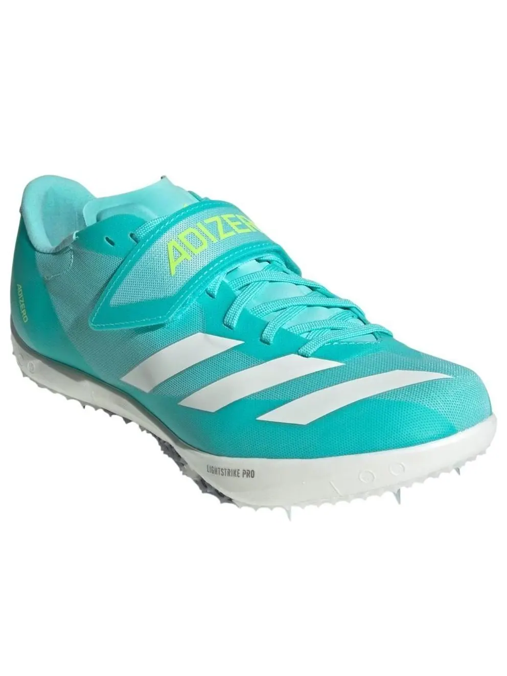 Adidas Adizero HJ Track And Field 'Flash Aqua Zero Metalic Lucid Lemon' — изображение 4 из 6, голубой