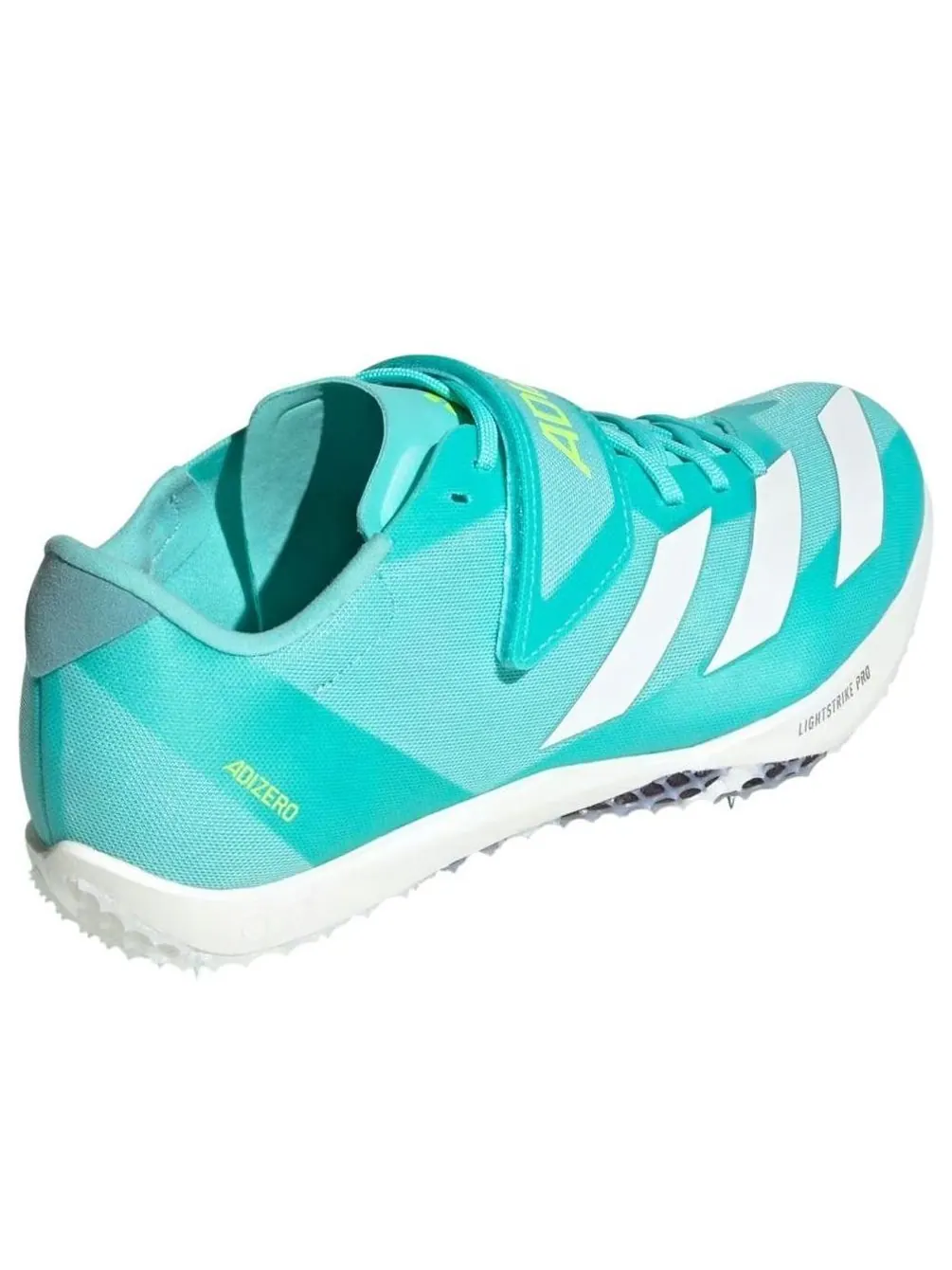 Adidas Adizero HJ Track And Field 'Flash Aqua Zero Metalic Lucid Lemon' — изображение 5 из 6, голубой