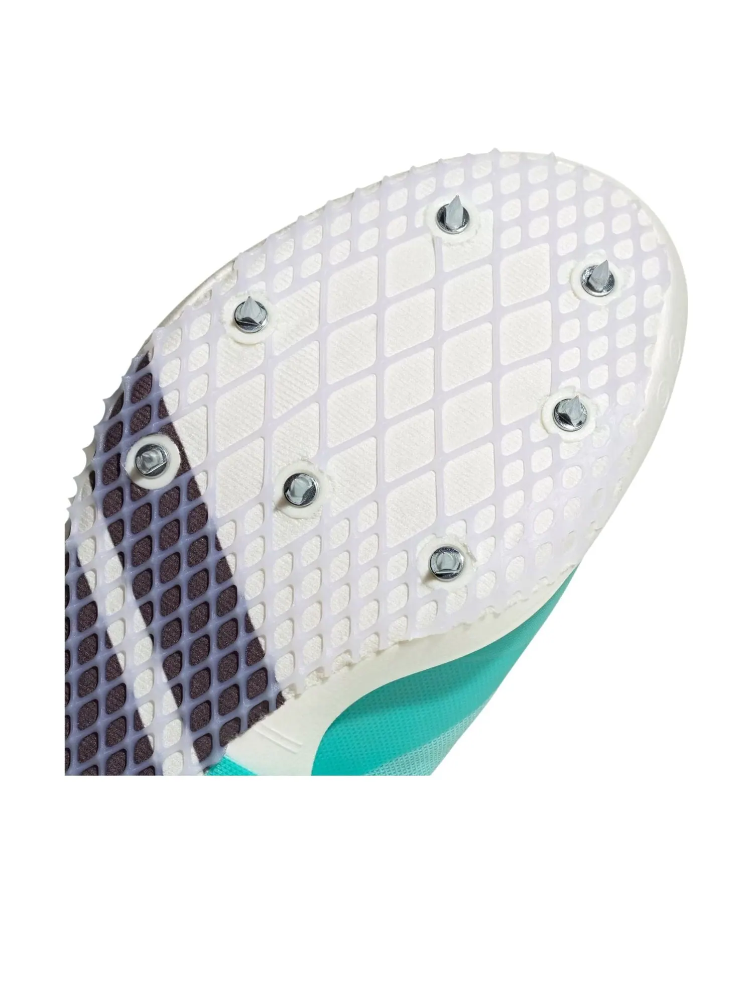 Adidas Adizero HJ Track And Field 'Flash Aqua Zero Metalic Lucid Lemon' — изображение 6 из 6, голубой
