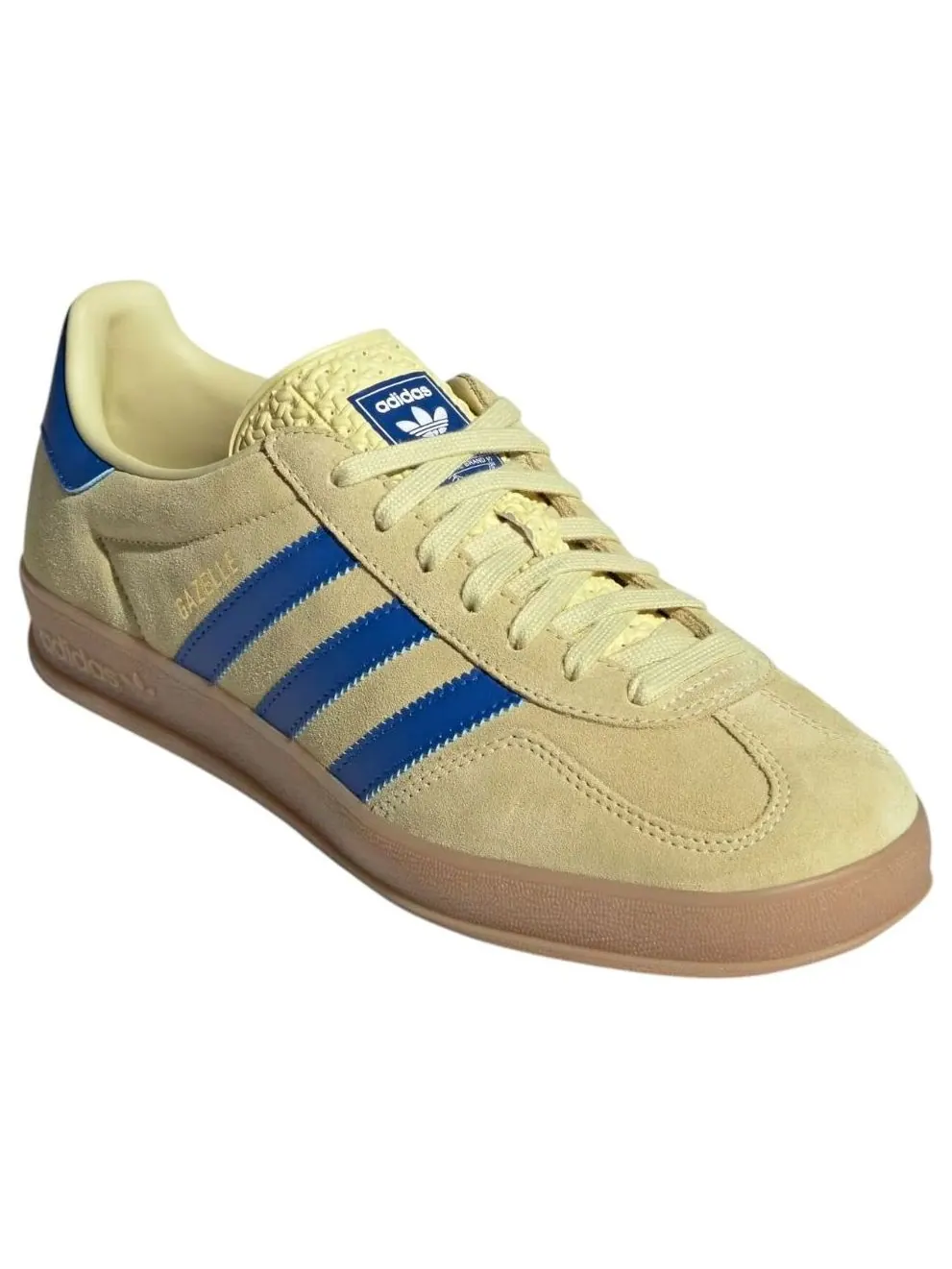 Adidas Gazelle Indoor 'Powder Yellow Royal Blue' — изображение 2 из 5, желтый/синий/белый