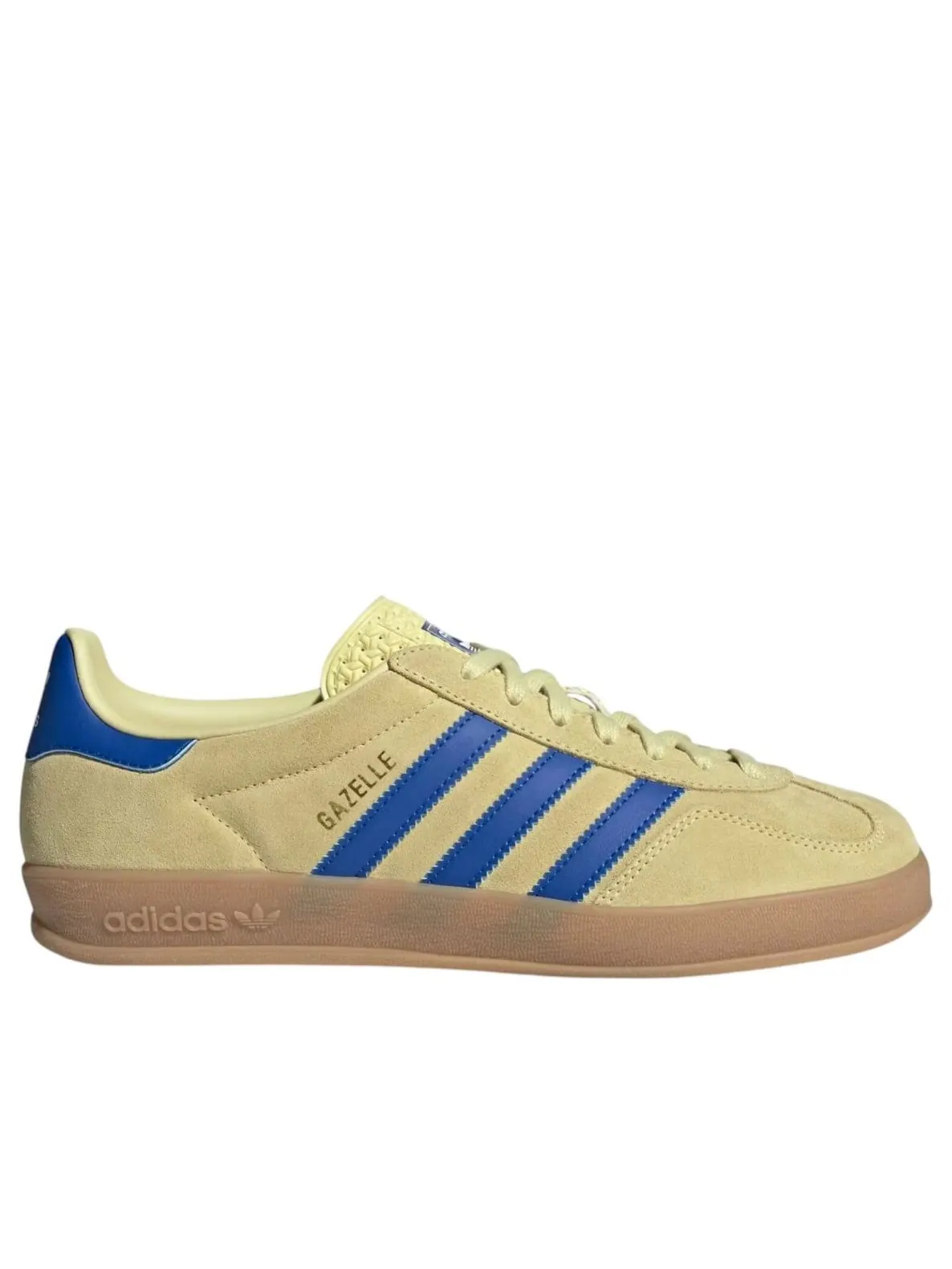 Adidas Gazelle Indoor 'Powder Yellow Royal Blue' — изображение 5 из 5, желтый/синий/белый