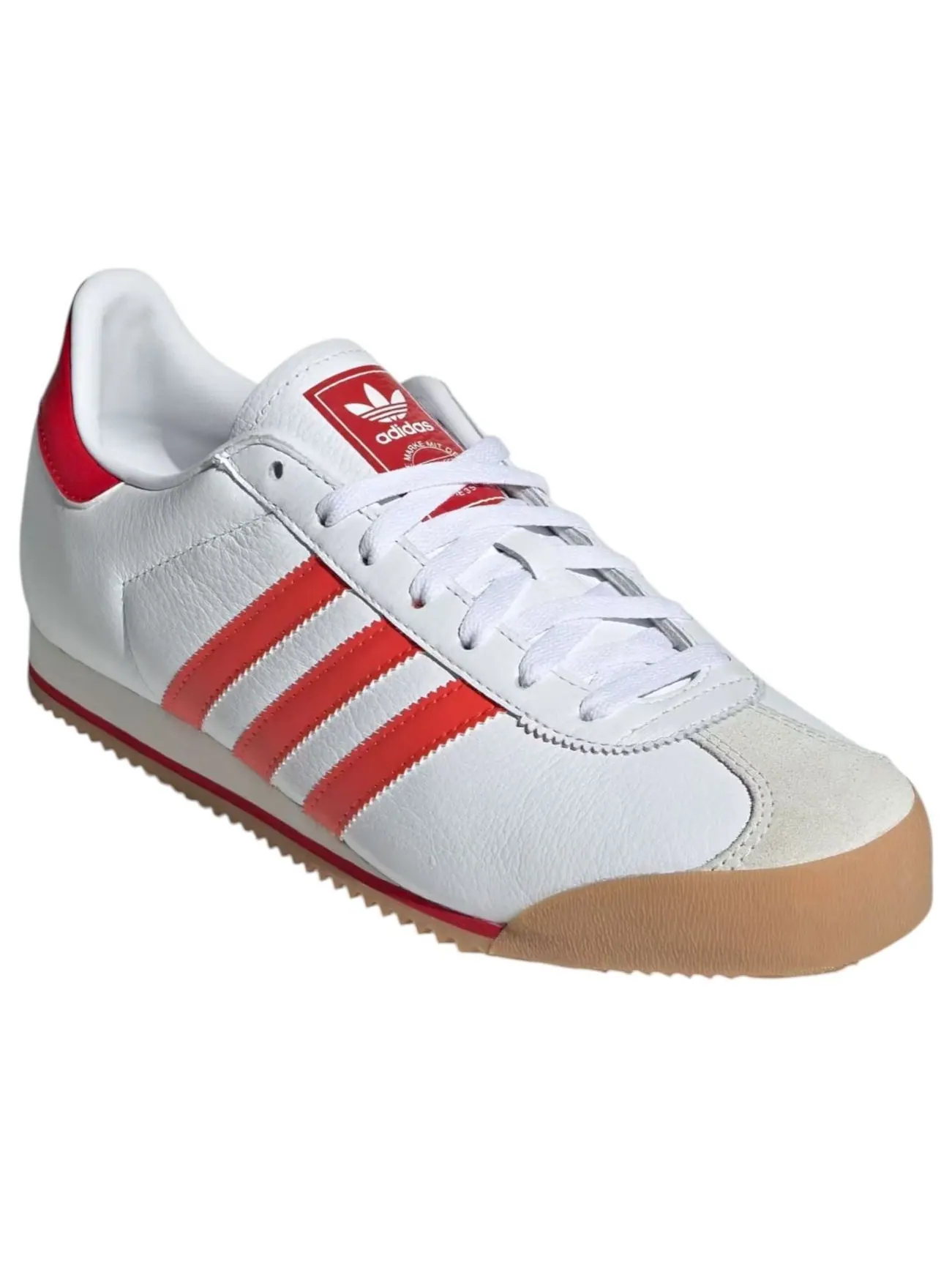 Кроссовки adidas K 74 'White Solar Orange Red' — изображение 3 из 5, белый
