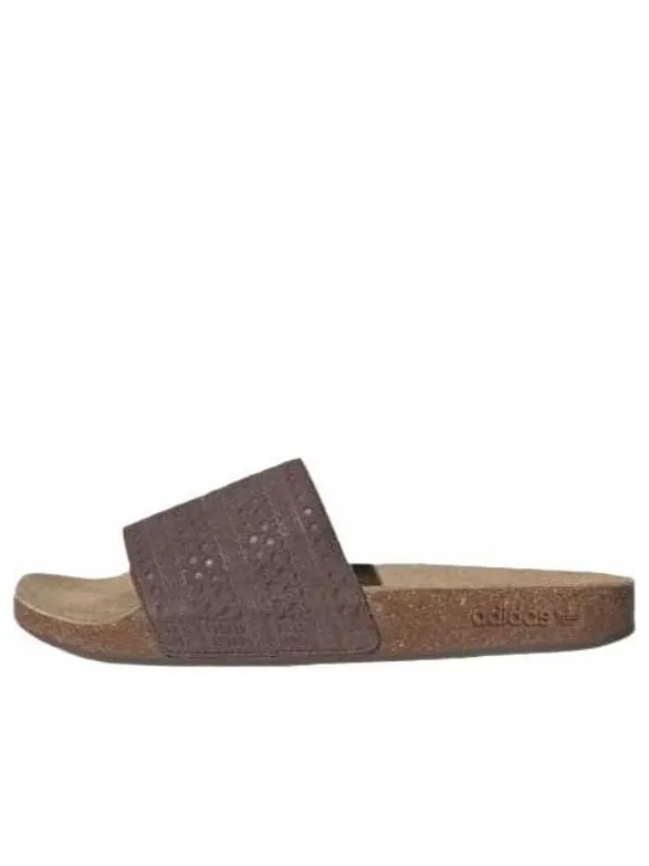 Шлепанцы Adidas Originals Adilette 'Brown Gum' — изображение 1 из 5, коричневый/коричневый