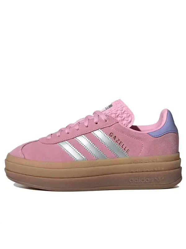 Кроссовки газель смелые Adidas — изображение 1 из 4, розовый/коричневый
