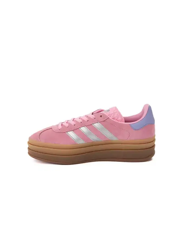Кроссовки газель смелые Adidas — изображение 3 из 4, розовый/коричневый