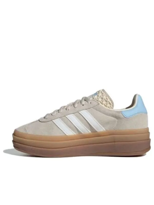 Кроссовки газель смелые Adidas — изображение 2 из 4, серый/коричневый/белый