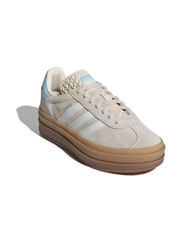 Кроссовки газель смелые Adidas — изображение 3 из 4, серый/коричневый/белый