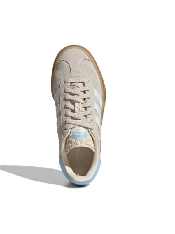 Кроссовки газель смелые Adidas — изображение 4 из 4, серый/коричневый/белый