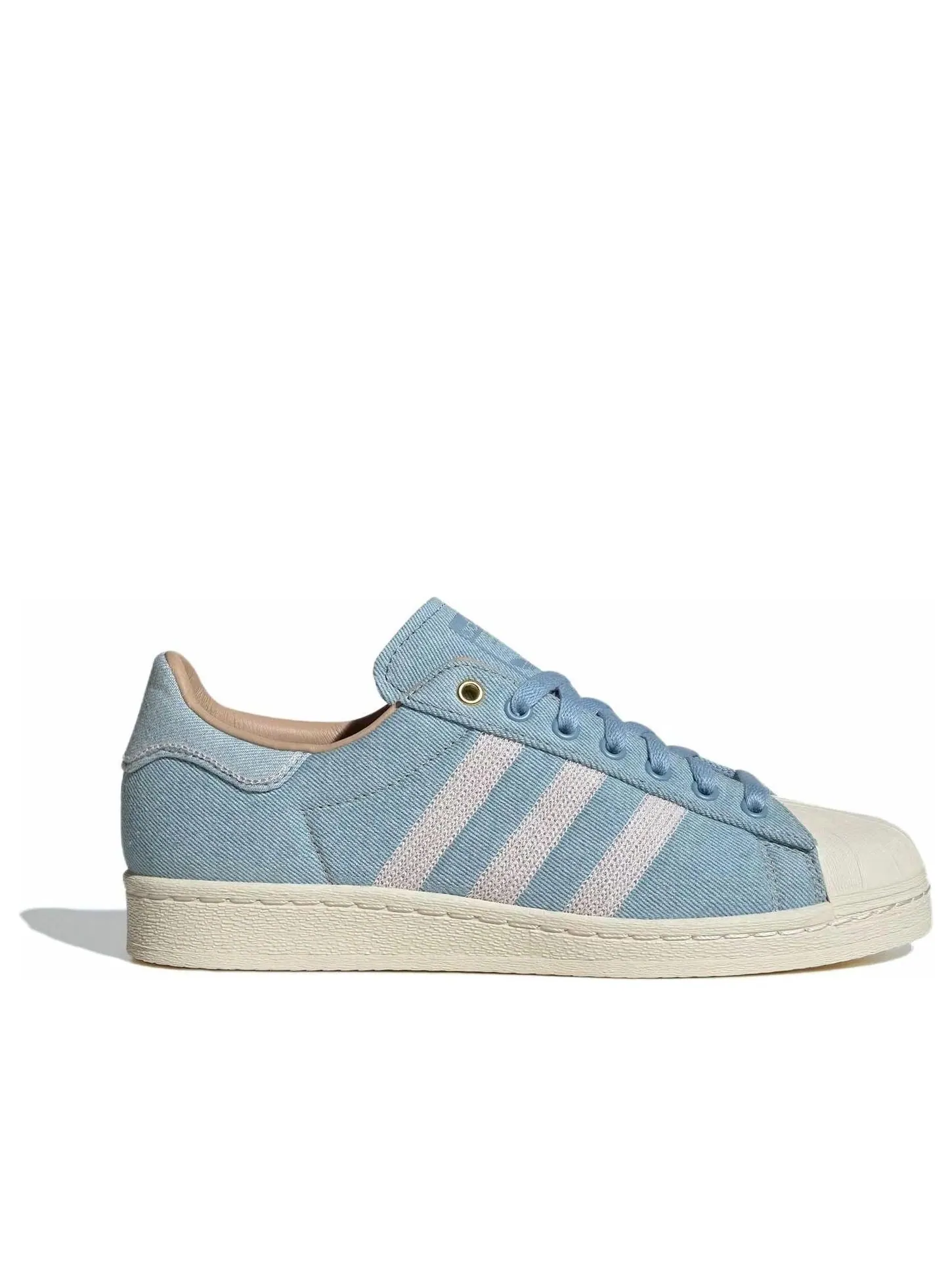 Кроссовки Adidas Superstar 82 'Denim Pink Tint' — изображение 2 из 5, розовый/кремовый белый