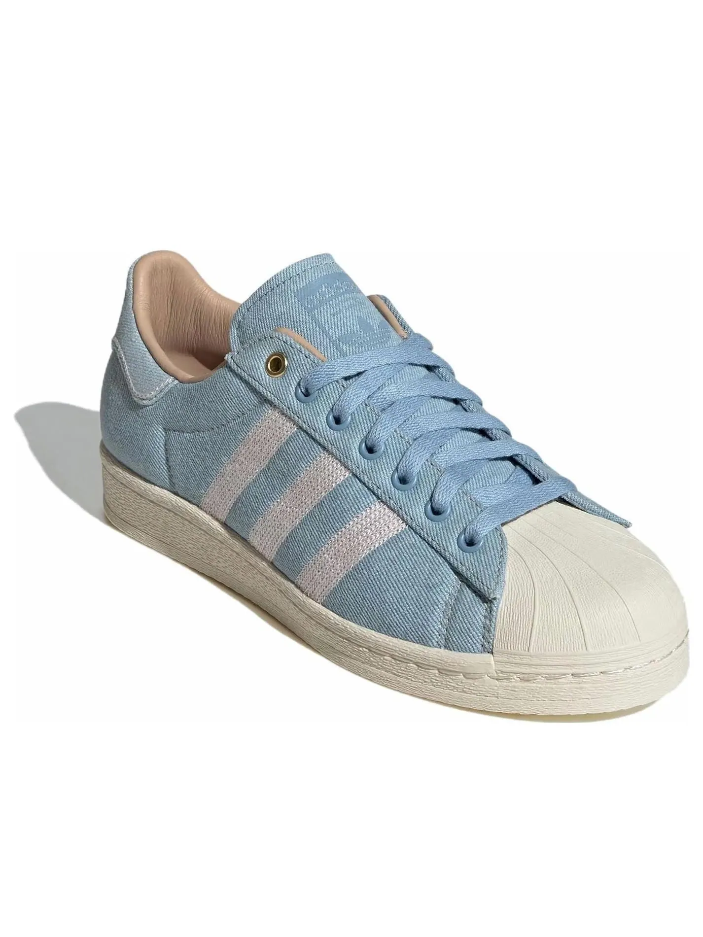 Кроссовки Adidas Superstar 82 'Denim Pink Tint' — изображение 3 из 5, розовый/кремовый белый