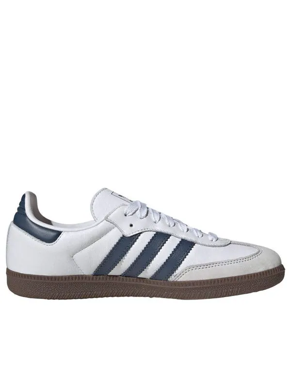 Кроссовки samba og 'white preloved ink' Adidas — изображение 2 из 4, белый//серый