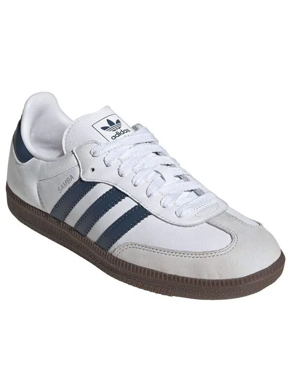 Кроссовки samba og 'white preloved ink' Adidas — изображение 3 из 4, белый//серый