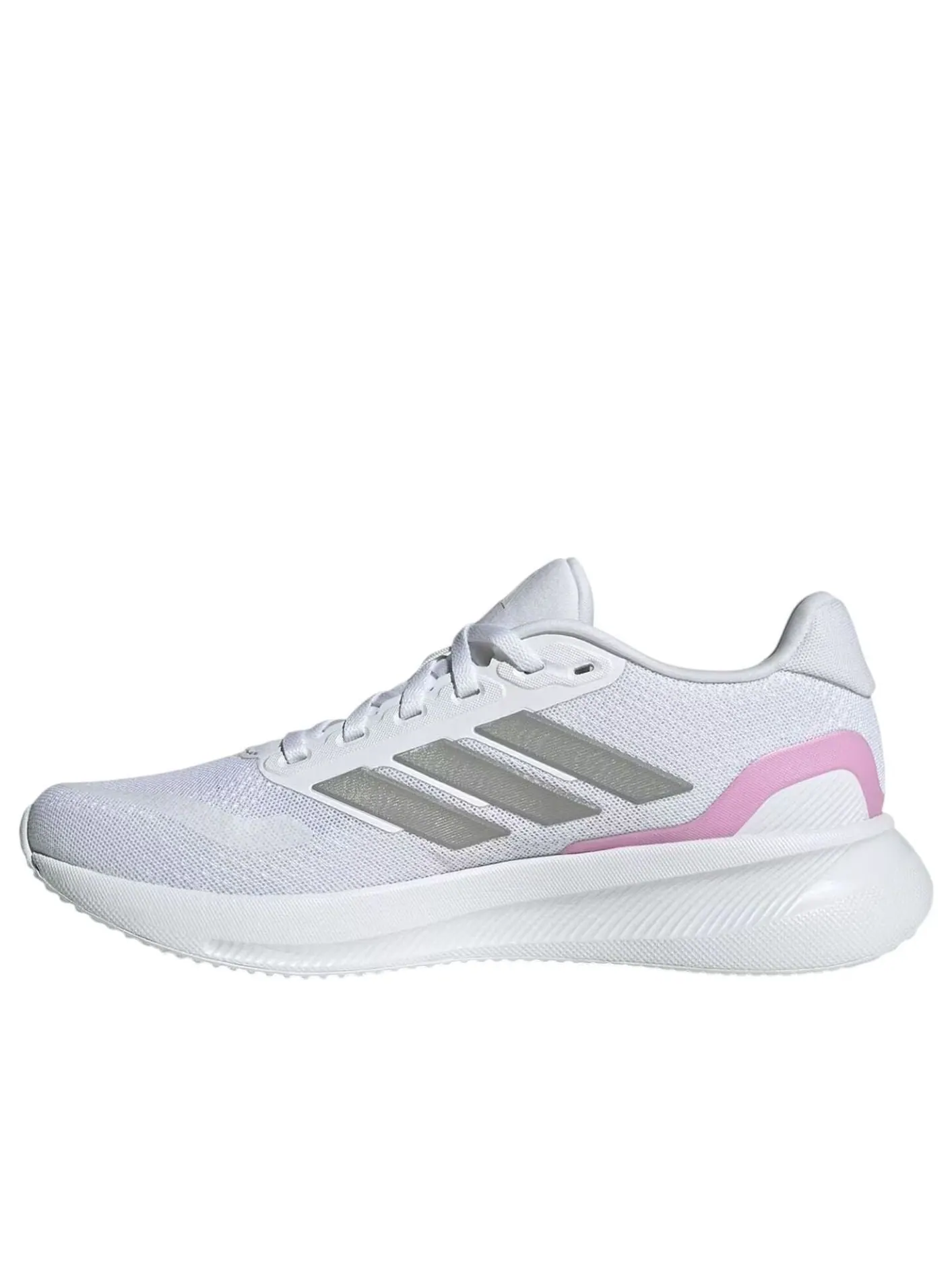 Кроссовки (WMNS) adidas Runfalcon 5 Wide 'White Solid Grey Pink' — изображение 1 из 5, белый