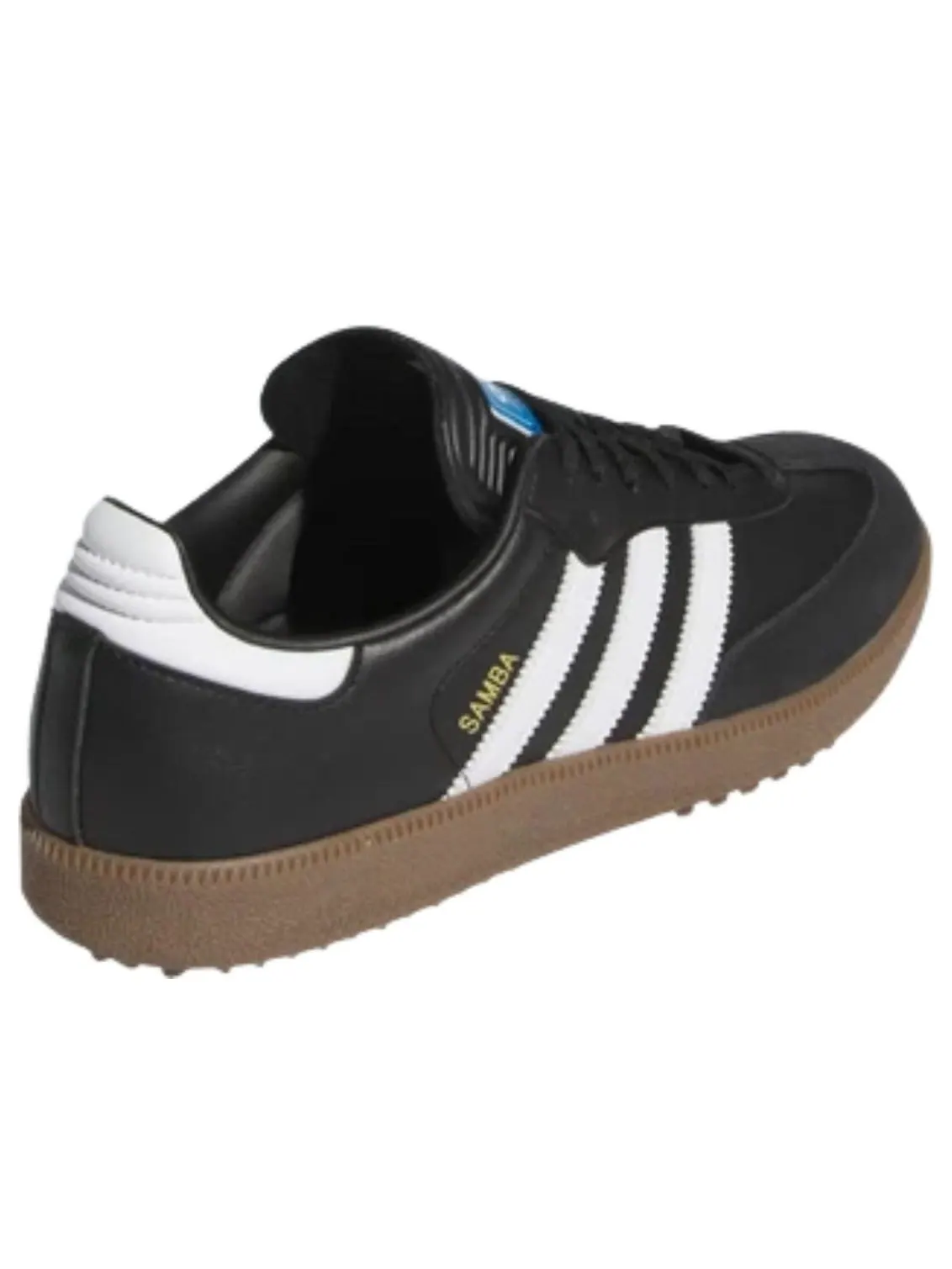 Кроссовки для гольфа Adidas Samba Spikeless Golf 'Black White Gum' — изображение 5 из 5, черный/белый