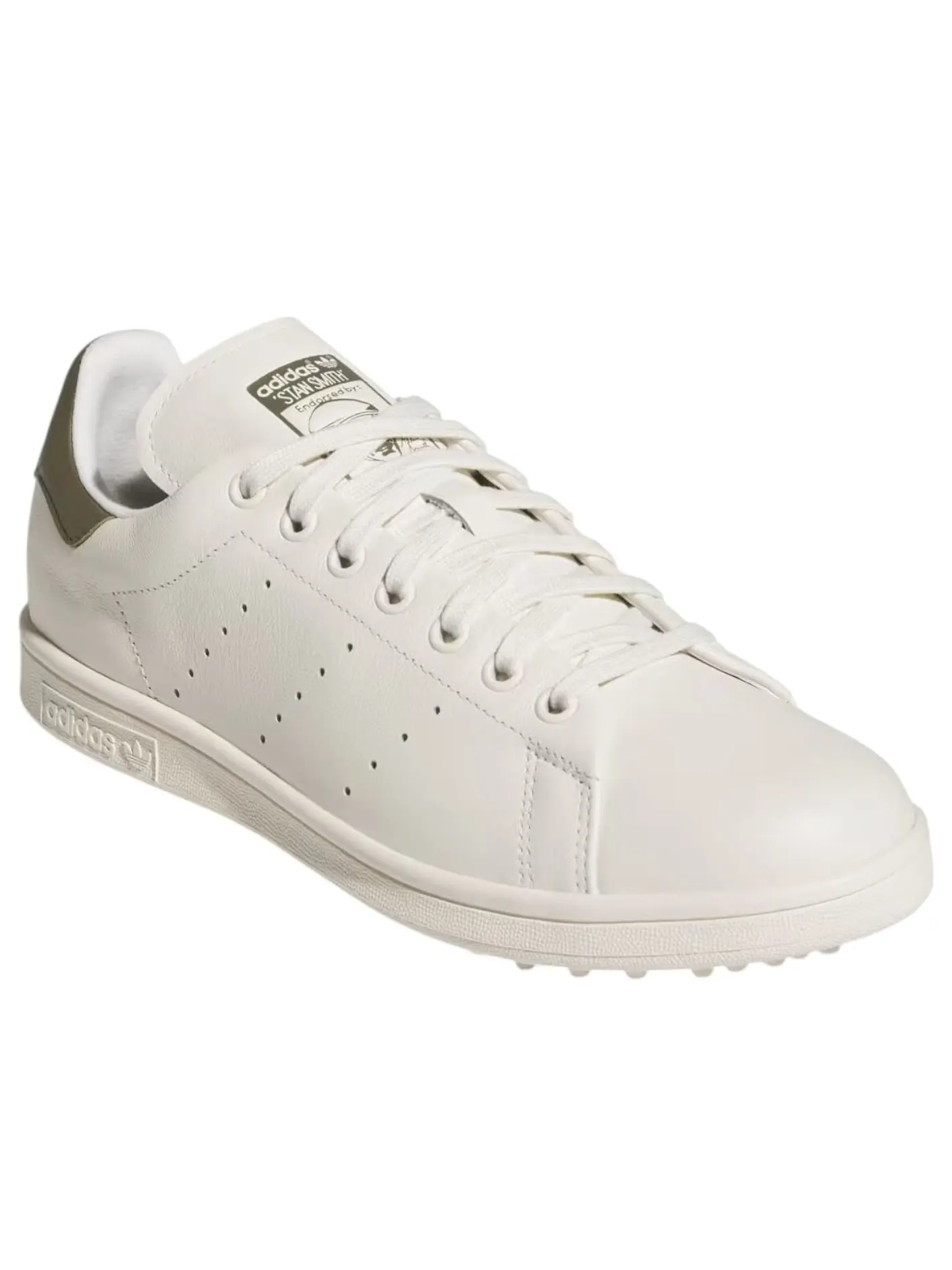 Adidas Stan Smith Spikeless 'Off White Olive Strata Off White' — изображение 2 из 6, белый/оливковый/белый