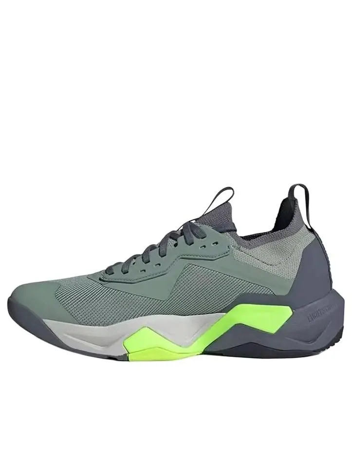 Кроссовки adidas Rapidmove ADV 2 HIIT 'Silver Green Core Black Lucid Lemon' — изображение 2 из 5, зеленый
