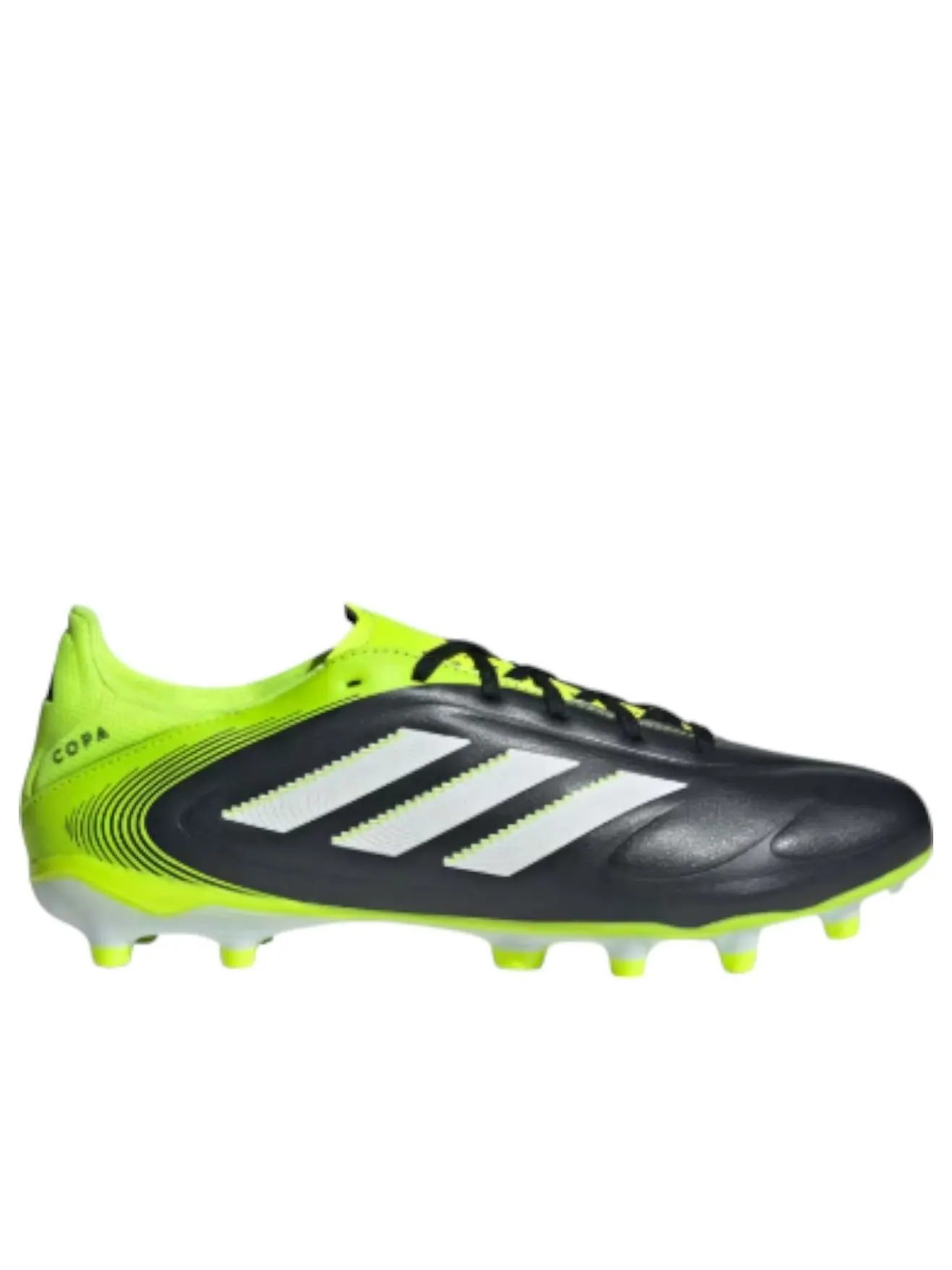 Кроссовки adidas Copa Pure 3 League FG/MG 'Core Black White Lucid Lemon' — изображение 2 из 5, черный