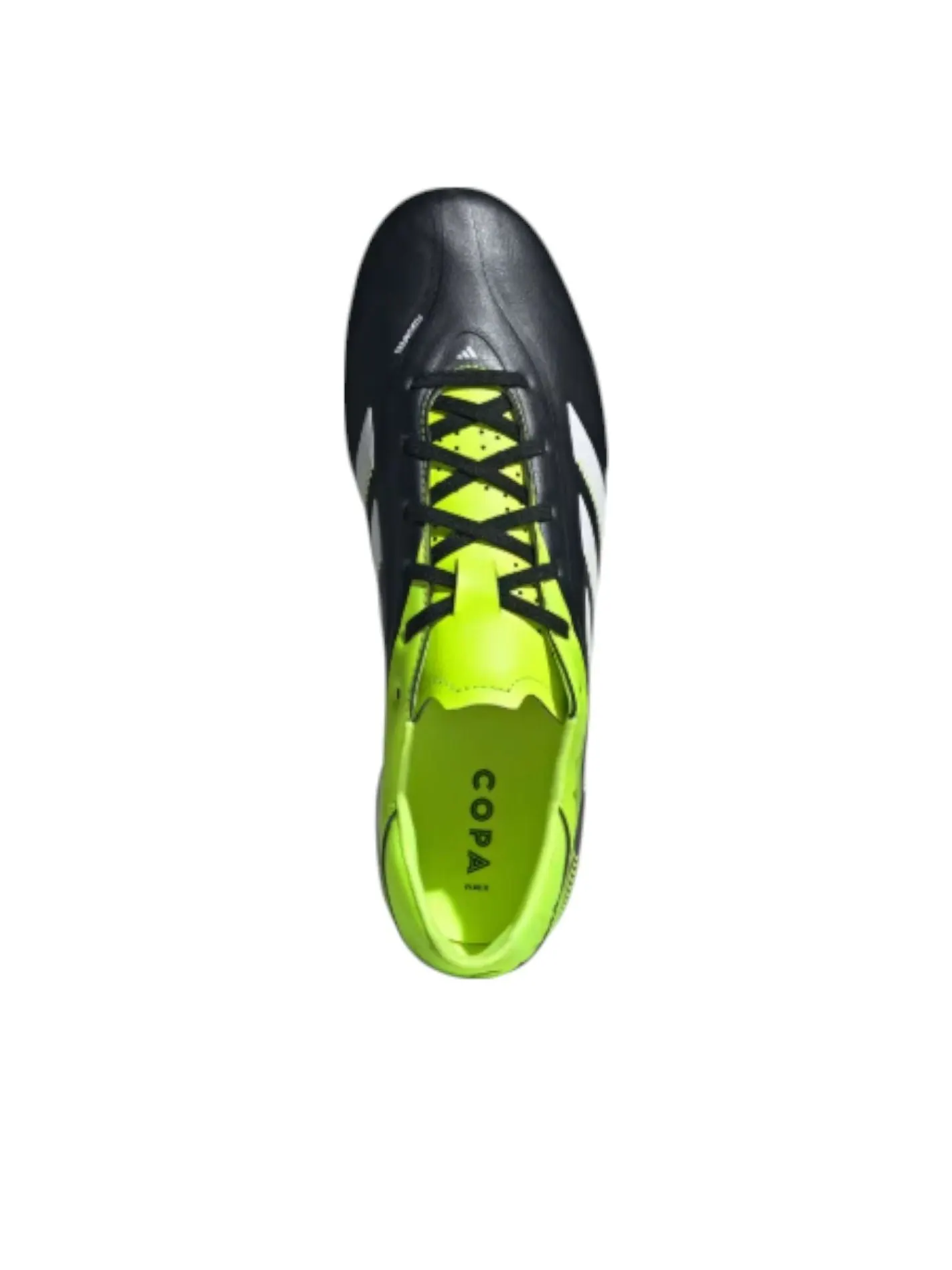 Кроссовки adidas Copa Pure 3 League FG/MG 'Core Black White Lucid Lemon' — изображение 4 из 5, черный