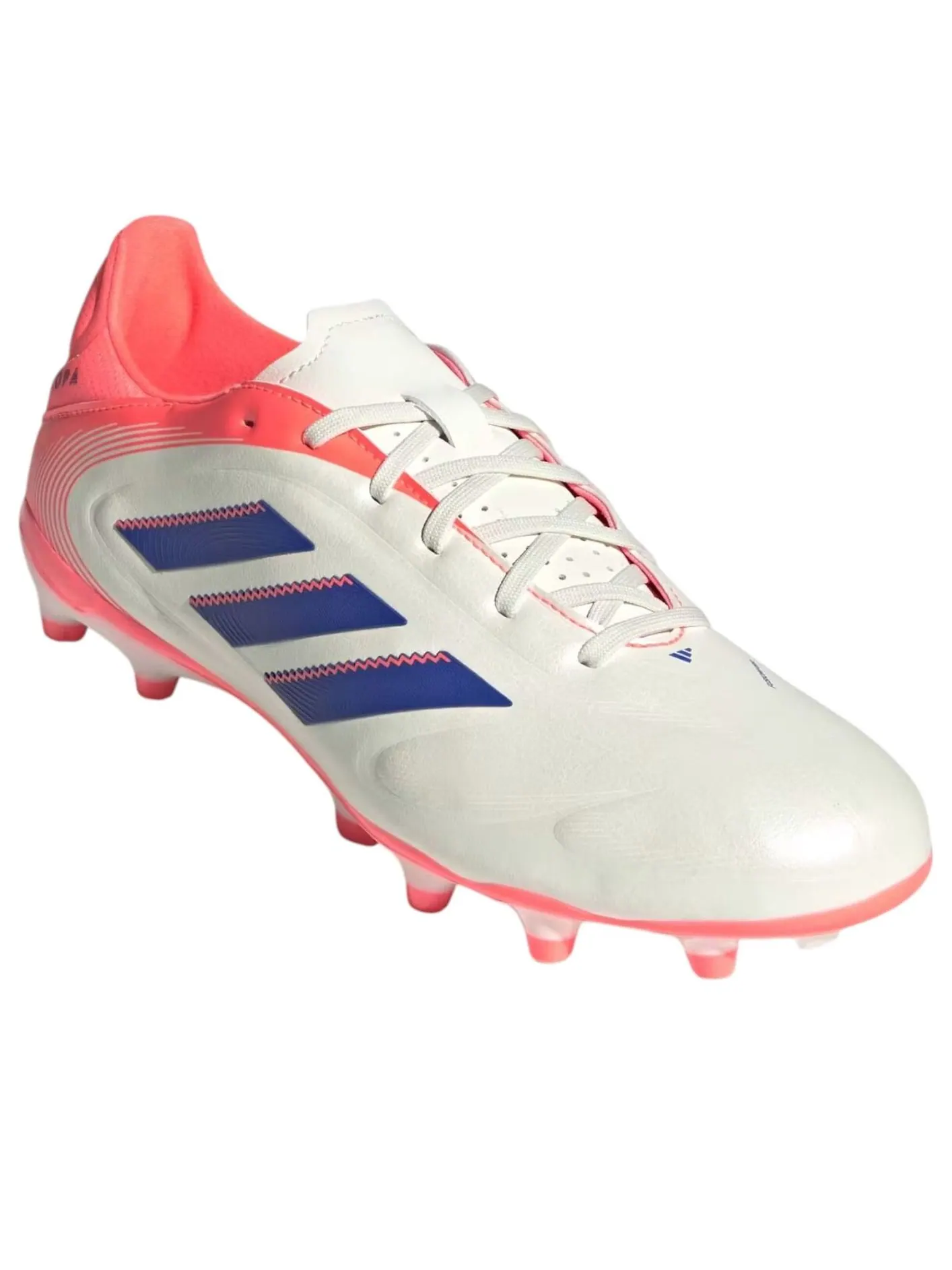 Adidas Pure 3 League FG/MG 'Off White Lucid Blue Signal Coral' — изображение 2 из 5, белый/синий