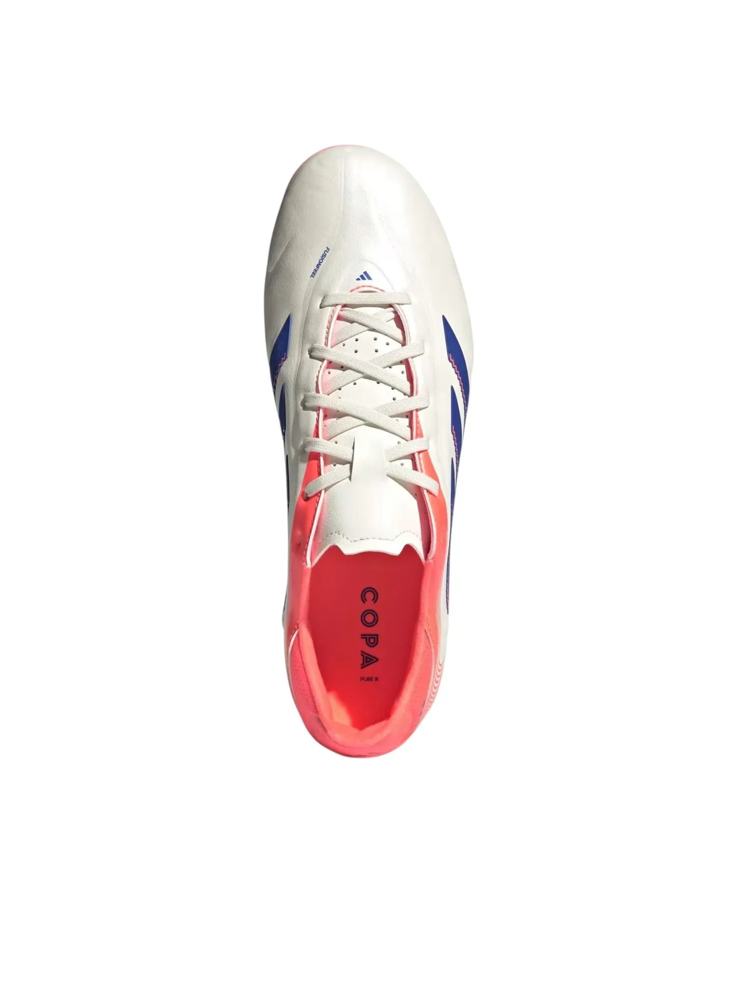 Кроссовки adidas Pure 3 League FG/MG 'Off White Lucid Blue Signal Coral' — изображение 4 из 5, белый