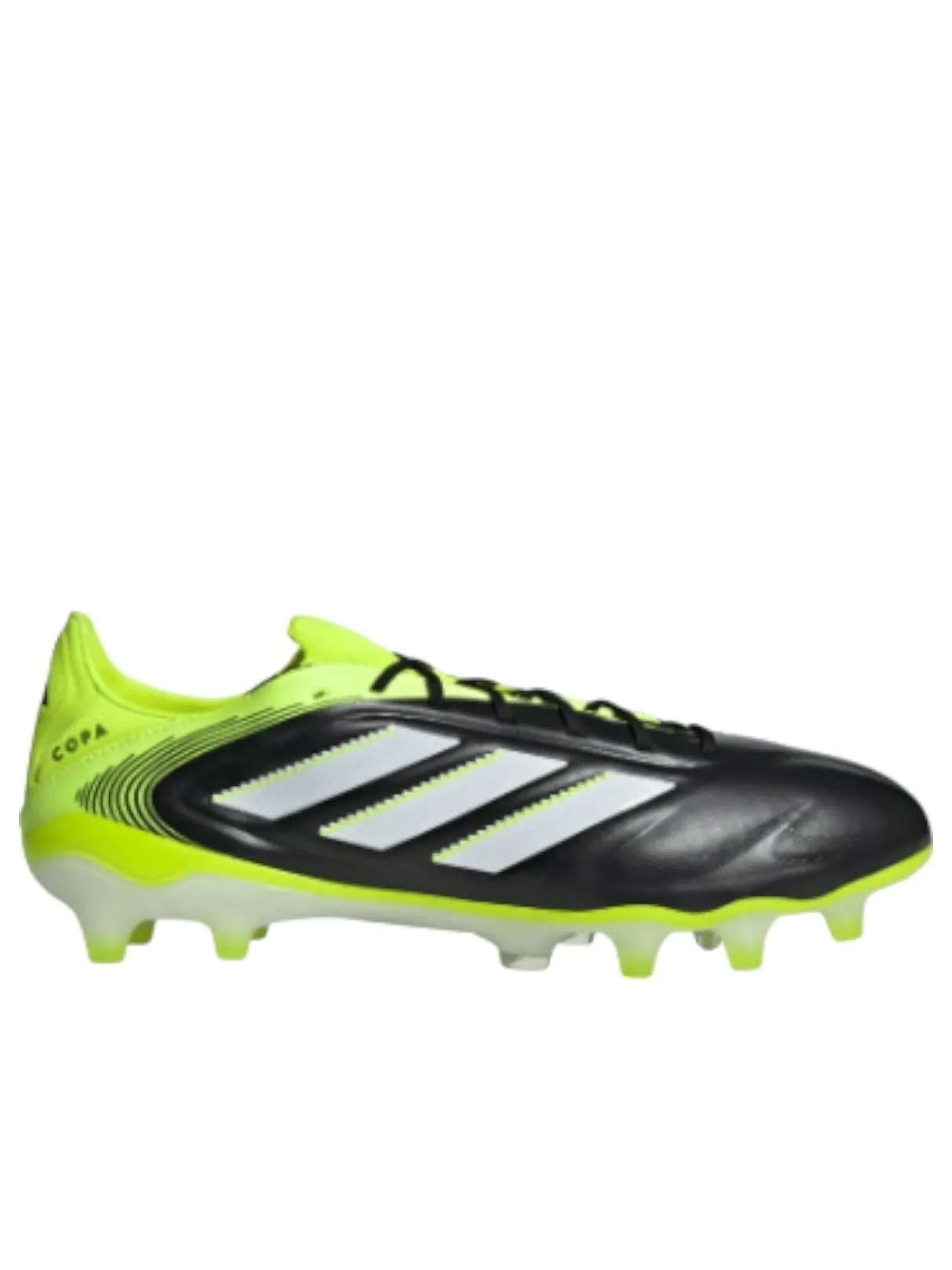 Кроссовки Adidas Copa Pure 3 Elite FG 'Core Black White Lucid Lemon' — изображение 2 из 5, черный/белый