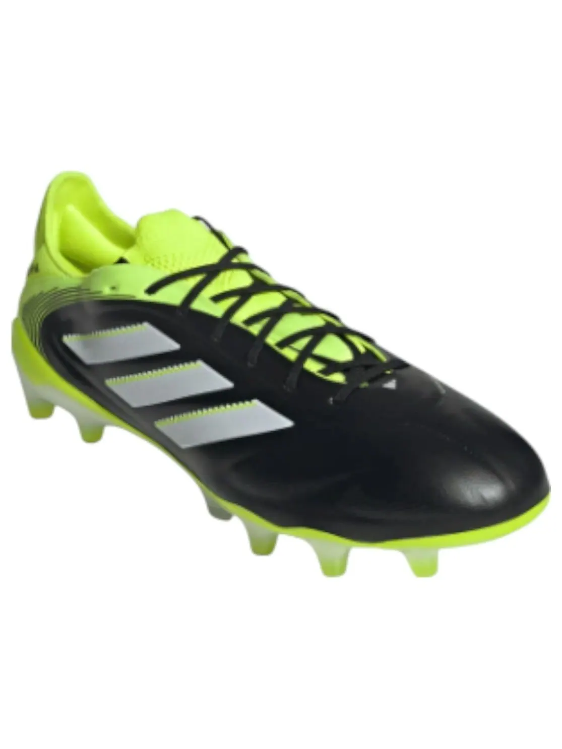 Кроссовки Adidas Copa Pure 3 Elite FG 'Core Black White Lucid Lemon' — изображение 3 из 5, черный/белый