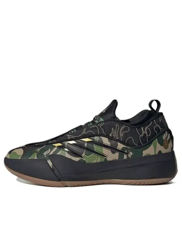 Кроссовки xa bathing ape dame 9 Adidas — изображение 1 из 4, черный