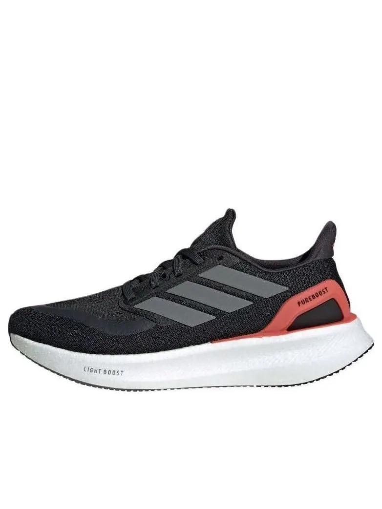 Кроссовки (WMNS) adidas Pureboost 5 'Black White Pink' — изображение 1 из 6, черный