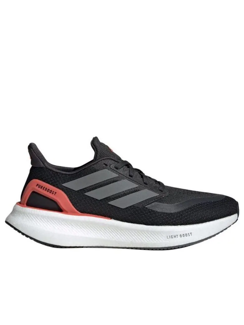 Кроссовки (WMNS) adidas Pureboost 5 'Black White Pink' — изображение 2 из 6, черный