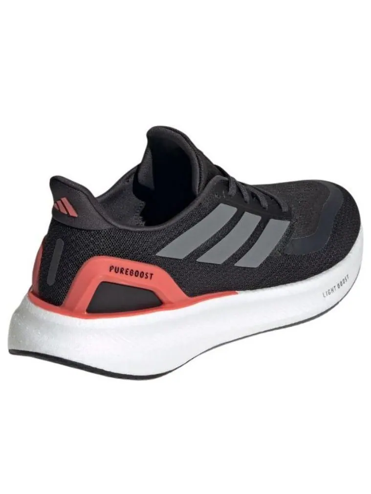 Кроссовки (WMNS) adidas Pureboost 5 'Black White Pink' — изображение 4 из 6, черный