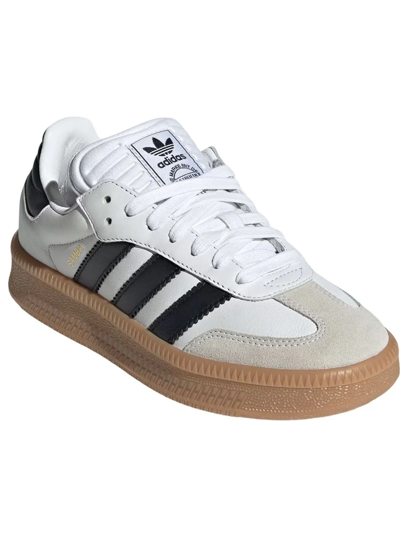 (GS) Adidas Samba XLG 'White Black Gum' — изображение 2 из 6, белый/черный