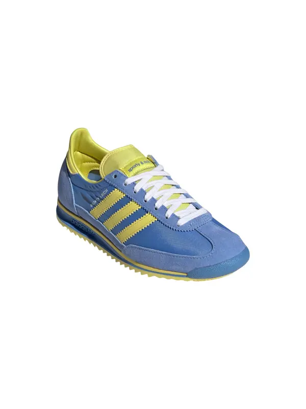 Кроссовки x sporty & rich sl 72 og 'real blue light yellow' Adidas — изображение 3 из 4, синий/желтый/синий